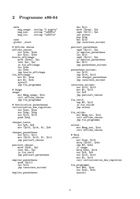x86_64 Parser